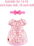 Set 14-16 Inch 18 Inch Set BNUZEIYI Baby Doll Accessories - Feeding and Caring with Bottles Doll Diaper and Changing