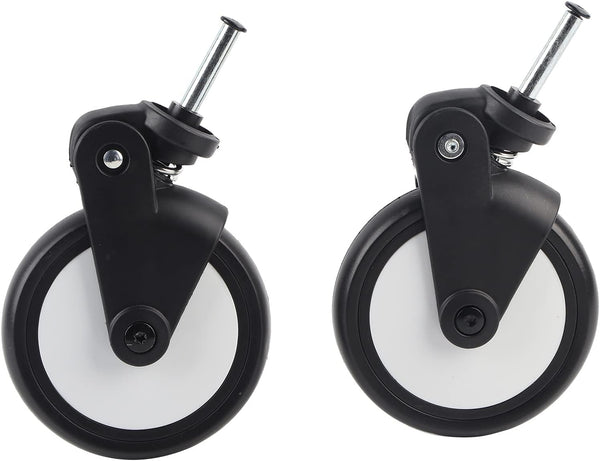 Stroller Rubber Wheels Accessory D: 13cm, Front / Rear for Yoya/ Wheel Stroller with Tools (A pair of front wheels)