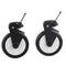 Baby Strollers Wheels - Rubber Front and Rear Wheels Accessories for Yoya/Vovo Kids Carriage with Tools