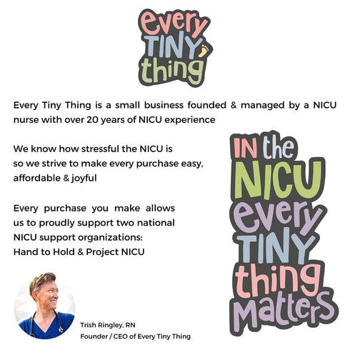 NICU Photo Cards from Every Tiny Thing - Celebrate Special Milestone Moments in Neonatal Intensive Care