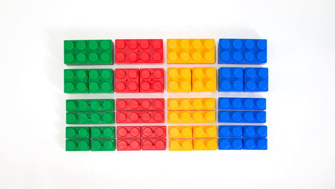 UNiPLAY Mix Soft Building Blocks - 36-Piece Set for Infant Learning, Cognitive Development, Toddler Play