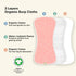 Set Organic Burp Cloth & Organic Bandana Bibs by KeaBabies - Soft Cotton Burp Cloth & Bib for Baby Boys & Girls