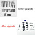Compatible with Hyper GO RC Car Parts, 1/16 Metal Upgrade Aluminum Accessories, Replacement Parts Kit
