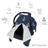 Hcpwzrf Nautical Baby Car Seat Cover & Nursing Cover - Breathable Stretch Multi-Use Cover for Breastfeeding, Stroller