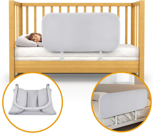 strenkitech Toddler Bed Rails for Travel - Baby Guard Bed Rail Portable for Crib, Twin, Queen, Full, King Size Beds