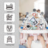 Caterbee Baby Activity Travel Mobile Arch Toy, Black and White Crib Toys (Animal)