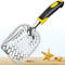 Beach Shovel,Sand Toy, Metal Sand Shovels for Shell Collecting, Shark Tooth Sifter