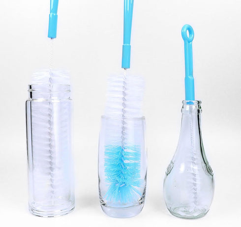Gooddyiyukey 8 Pack 16 Inch Brush,5 1 Bottle Brush Cleaner, Long Handle Stainless Steel Water Bottle Cleaner in Straw