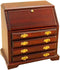 EatingBiting 1:12 Dollhouse Miniature Wooden Drawer Cabinet, Exquisite Handmade Doll Furniture Set