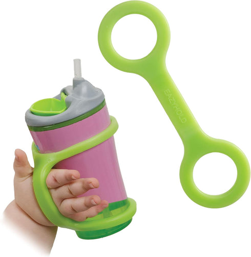 Easy Grip Baby Sippy Cup Holder, 360 Transition Trainer Cup Alternative for Limited Hand Mobility, One Piece