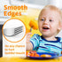4 Piece Stainless Steel Toddler Utensil Set, Safe Kid Silverware Set for Self Feeding, Cartoon Toddler Forks and