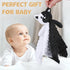 Pro Goleem Cat Loveys for Babies, Soft High Contrast Security Blanket, 16 Inch Baby Toys for Boys and Girls