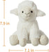 Apricot Lamb Toys Plush Cream Lamb Sheep Stuffed Animal with Fluffy Soft Ears (8 Inches, Cream Lamb)