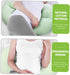 Pregnancy Pillow for Side Sleeping Multi-Functional U-Shaped Support Cushion for Abdominal and Lumbar Comfort