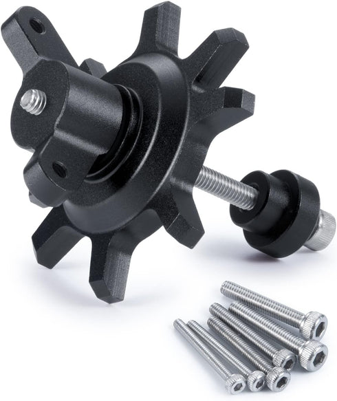 Zolikar RC Tires Tool for 1.9/2.2 Crawler Tires Installation and Removal for 1/10 Scale RC Crawler Car (Black)