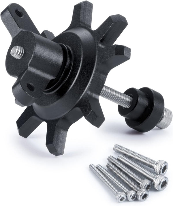 Zolikar RC Tires Tool for 1.9/2.2 Crawler Tires Installation and Removal for 1/10 Scale RC Crawler Car (Black)
