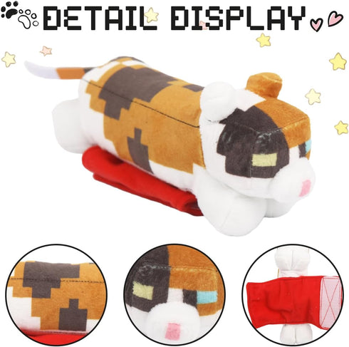 Pixel-style Game Basic Plush Character Soft Toy - Video Game-Inspired Collectible Plushies for Kids & Fans