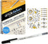 Circuit Scribe Sticker Kit - Circuit Drawing Conductive Ink Pen & 11 Electronic Sticker Modules for Ages 8+