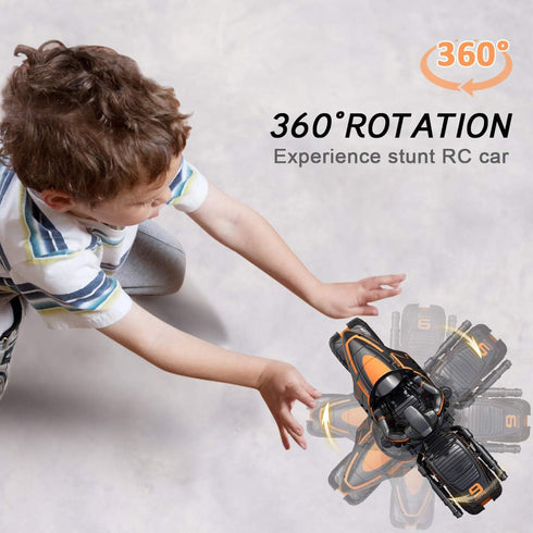 360 2WD 2.4Ghz Remote Control Motorcycles, Spinning Action Rotating Drift Stunt Motorbike High Speed Rc Motorbikes