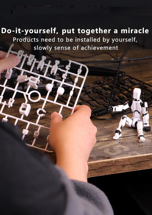 Schythely T13 Set N13 3D Dummy 13 Titan Action Figures -(Assembly Required) Robot Action Figure Fidget Toys for Nova