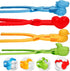 Holady 4PCS Large Size Snowball Maker Clip,Snowball Maker Tool with Handle for Snow