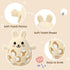 6 12 18 Baby High Chair Suction Toys Teething Chew - Baby Teething Toys Silicone Teethers Table Toys, Food Grade