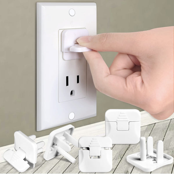 Outlet Covers Babepai 38-Pack White Child Proof Electrical Protector Safety Plug Covers