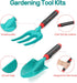 CUTE STONE Kids Gardening Tool Set, Garden Toys with Wheelbarrow, Watering Can, Gloves, Rake, Shovel, Trowel, Apron
