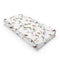 Watercolor Sparrow Spring Floral Changing Pad Covers, Birds Flowers Leaves for Boy Girl, Soft Stretchy 32''x16''