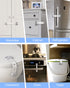Baby Proofing Child Safety Locks (3 PCS), 3M Adhesive Cabinet Latches for Fridge, Drawers, No Drilling