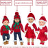 Set 17 18 Inch Set Ebuddy Doll Clothes & Accessories - Christmas Santa Costume for & Dolls, Including Xmas Tree Sweater