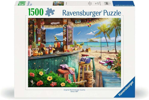 Ravensburger - Beach Bar Breezes - 1500 Piece Jigsaw Puzzle - Vivid,