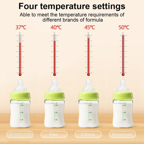 losipoka 4 Portable Milk Warmer for Baby Baby Bottle Warmer Rechargeable Bottle Warmer Portable Milk Warmer for Baby