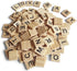 200PCS Wood Scrabble Letters for Crafts - DIY Gift Decoration, Alphabet Coasters and Crossword Game