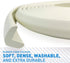 Furniture Edge and Corner Guards, 20.4ft Protective Foam Cushion, Baby Child Proofing Set, White