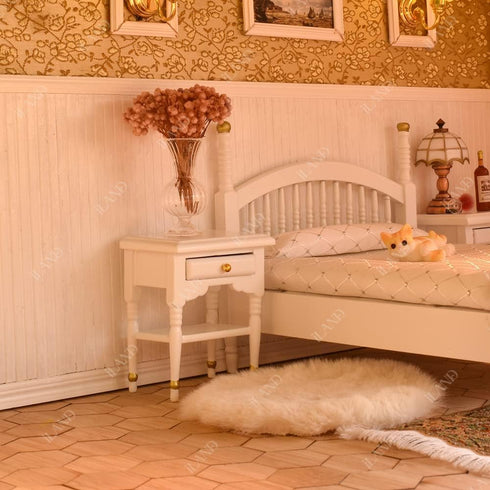 1:12 18pcs 17 iLAND Miniature Dollhouse Accessories on Scale Wooden Dollhouse Trims & Skirting Board & Moulding Cornice
