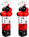 Hollowfly 54 Pcs Casino Theme Party Decoration Including 6 Pcs 11inch Large Casino