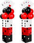 Hollowfly 54 Pcs Casino Theme Party Decoration Including 6 Pcs 11inch Large Casino