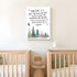 Dytila 12x16 Inch Christian Nursery Wall Art - Mountain Pictures Baby Boy Nursery Decor, Inspirational Religious Decor