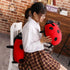 Cute Plush Toy Soft Ladybug Pillow Cushion - Novelty Gift for Children, Red, 65cm/25inch
