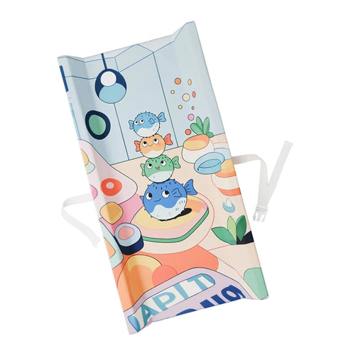 MENGLANSI Long Lasting Diaper Changing Pad Cartoon Pattern Station for Quick Cleanup and