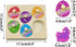 Pinkiwine Unicorn Wooden Peg Puzzles Montessori Educational Toys for Kids Toddlers Easter Basket Stuffers Gifts Unicorn
