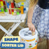 1-3, 100 Pidoko Kids Building Blocks for Toddlers Pcs Wooden Blocks - Includes Storage Bucket and Shape Sorter Lid