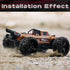 GLOBACT 1/8 1/10 17mm Hex RC Wheels and Tires - PreGlued for 1/10 TRX ERevo T-Maxx Summit