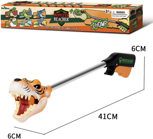 Pincher DINOBROS Tiger Grabber Toys Snapper Chomper Monster Reacher Robot Hand Animal Toy for Kids