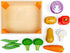 Set Bigjigs Toys Wooden Vegetable Crate - Role Play Food