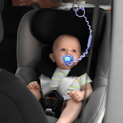 3 Pack Silicone Toy Straps for Baby, Adjustable Safety Straps for Teether Toy, Pacifier, Sippy Cup