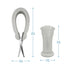100% Dr. Brown's Safe Squeeze Nail Scissors with Rounded Blade Tip and Silicone Handle for Infant & Baby