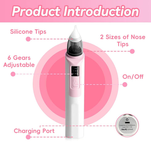 Set (17 Baby Grooming Kit, Infant Safety Care with Baby Nose AspiratorBaby Hair Brush Comb Nail Clipper Nasal
