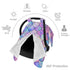 Schgap Mermaid Car Seat Covers for Baby, Nursing Cover Breastfeeding Baby Carrier Cover Carseat Canopy for Toddler